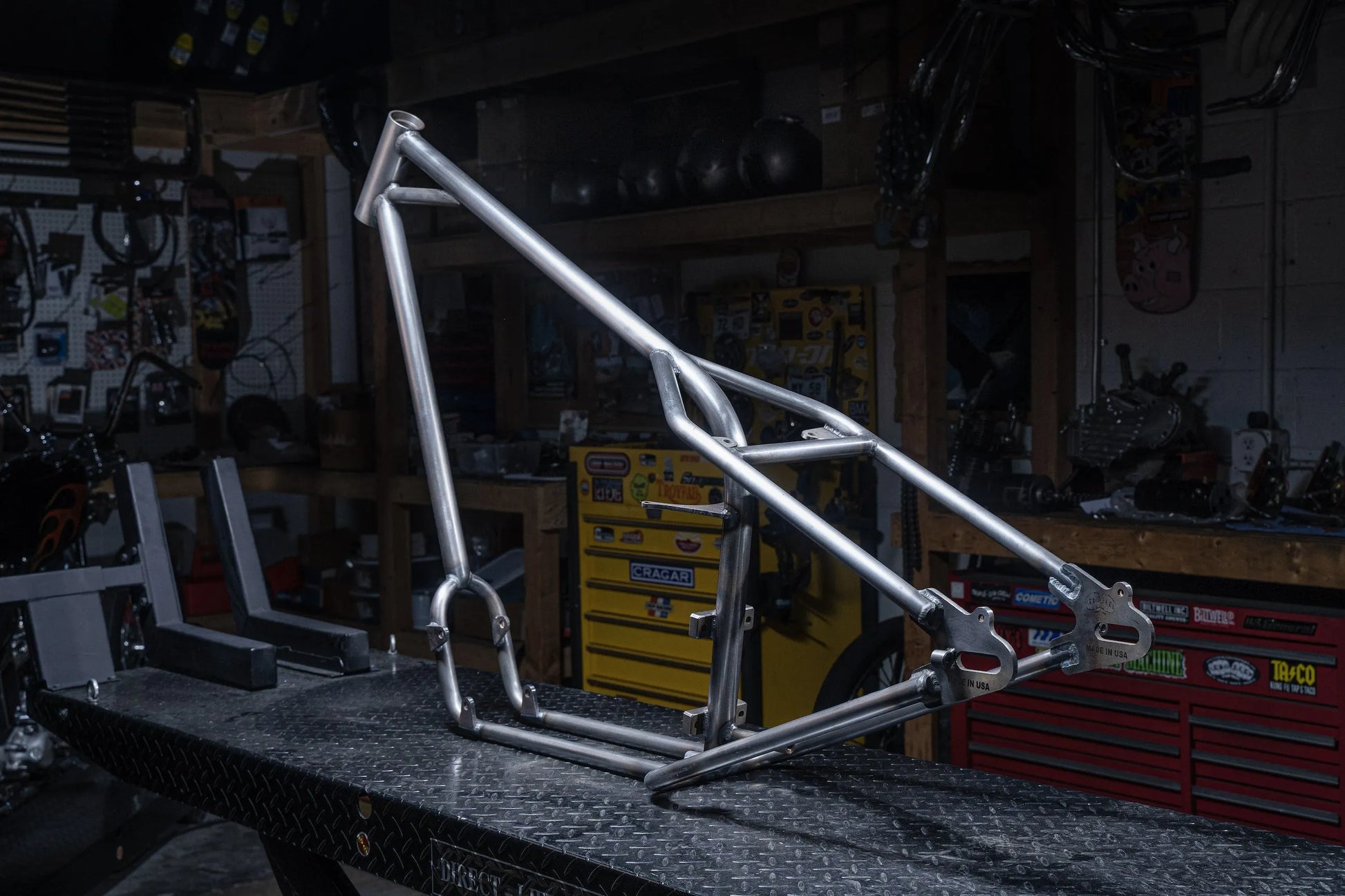 chopper fahrradrahmen Chopper Frame- Single Down Tube – Chop Machine Cycles